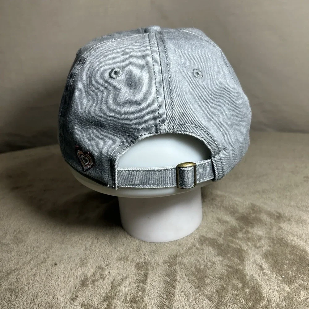 Pennsylvania Home Free Strapback Hat Gray Adjustable‎ Baseball Cap Heart Patch
